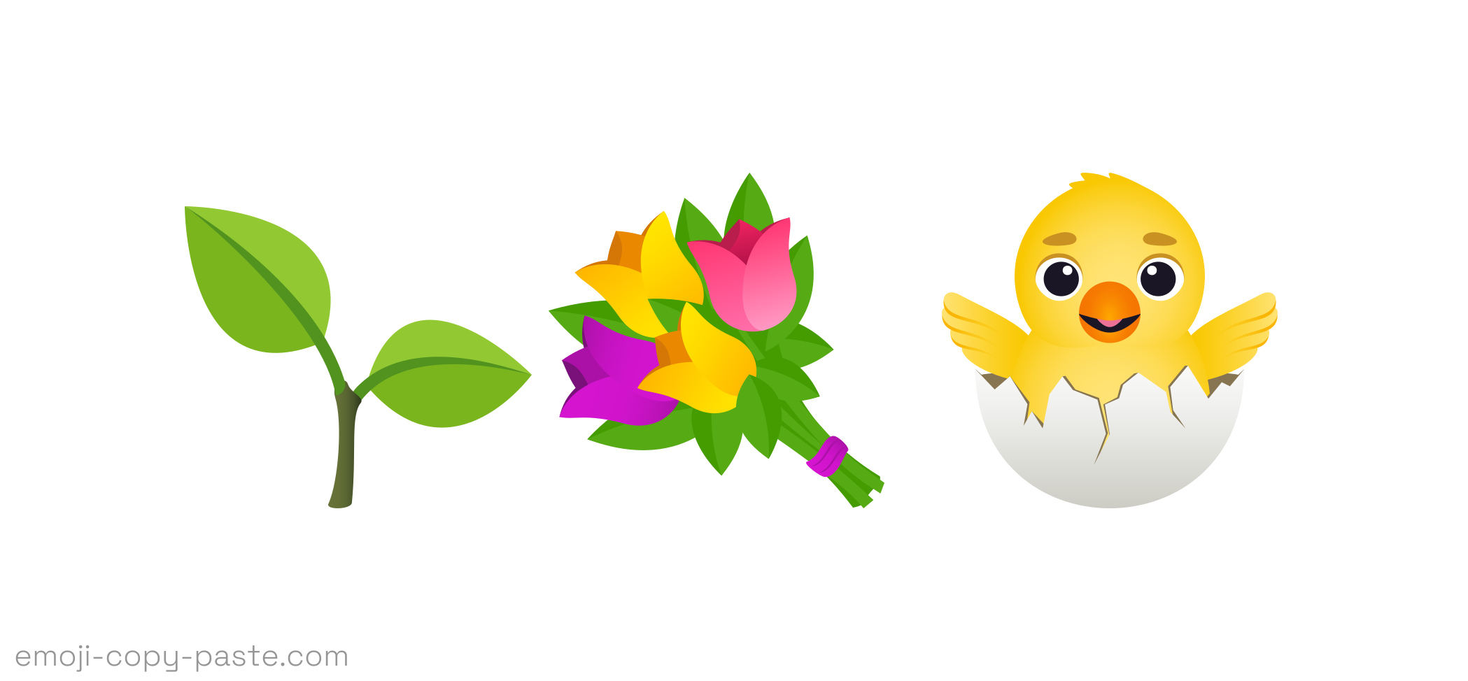 Copy Spring Emojis 🌱💐🐣 (emoji 👉 copy 👉 paste)